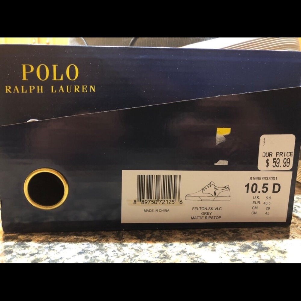 Men’s Size 10.5 Polo Shoes (brand new) - Picture 3 of 3